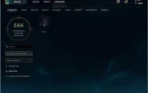 Conta Full Champ, 122 Skins