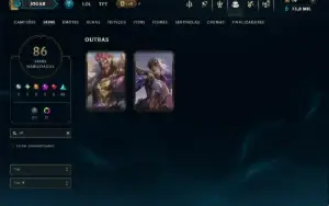 Mestre com 110 Champs e 86 Skins ( 82 PDL )