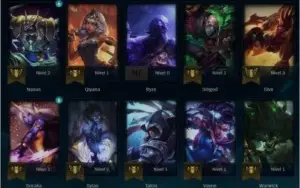 SMURF - LV 34, 7 SKINS, 23 CAMPEÕES, 3804 ESSÊNCIA LARANJA
