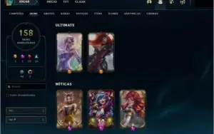 Conta Diamante 3 | 102 Champions | 158 Skins