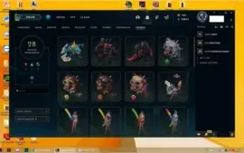 Conta de LOL 2012