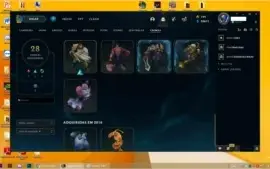 Conta de LOL 2012