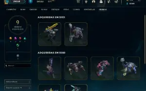 Conta NFA: 65 dias parada + não ranqueada + 128 skins
