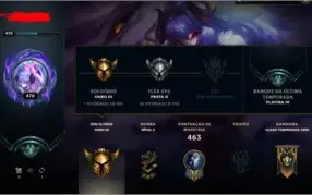 Conta league of legends 1kk KINDRED ex plat4