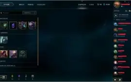 Conta de League Of Legends, Unranked, 35 Campeões, 8 Skins