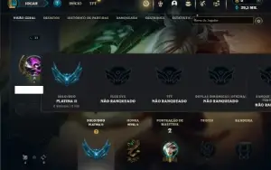 Platina 2 com 20 Champs e 1 Skin ( Sem email confirmado )