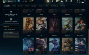 Platina 2 com 20 Champs e 1 Skin ( Sem email confirmado )