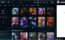 Conta League of Legends Platina IV Top