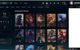 Conta League of Legends Platina IV Top
