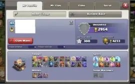 CLASH OF CLANS CV 11 SEMI FULL - SEM SUPERCELL ID!!