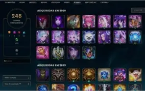 CONTA LEAGUE OF LEGENDS SINCE S2 // 157 SKINS (PROMOÇÃO)