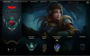 Conta Platina 2 Boa Para Upar 30 champs.
