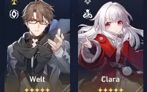 Honkai Star Rail - Clara + Welt + 1600 jades e 12 passes