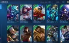 VENDO CONTA MOBILE LEGENDS 3X MITICO III, MUITAS SKINS ETC..