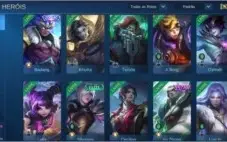 VENDO CONTA MOBILE LEGENDS 3X MITICO III, MUITAS SKINS ETC..