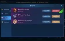 VENDO CONTA MOBILE LEGENDS 3X MITICO III, MUITAS SKINS ETC..
