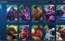VENDO CONTA MOBILE LEGENDS 3X MITICO III, MUITAS SKINS ETC..