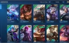 VENDO CONTA MOBILE LEGENDS 3X MITICO III, MUITAS SKINS ETC..