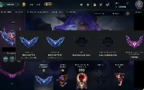Conta lol Diamante 1 404 skins - Valorant, Wildrift etc