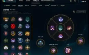 Conta de lol platina 4 todos champs/138skins