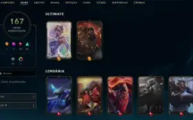 Conta League of Legends Full Acesso - 149 Champs e 167 Skins