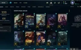 181 SKINS, 134 CHAMPS, OURO 1, LEVEL 197