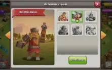 CV12 SEMI FULL CLASH OF CLANS COC TH12 C/ 6 CONSTRUTOR SKINS