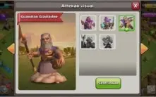 CV12 SEMI FULL CLASH OF CLANS COC TH12 C/ 6 CONSTRUTOR SKINS