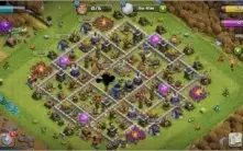 CV12 SEMI FULL CLASH OF CLANS COC TH12 C/ 6 CONSTRUTOR SKINS