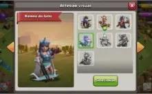 CV12 SEMI FULL CLASH OF CLANS COC TH12 C/ 6 CONSTRUTOR SKINS