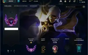 Conta de lol MESTRE