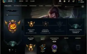 Conta LoL Ouro 3 130 skins