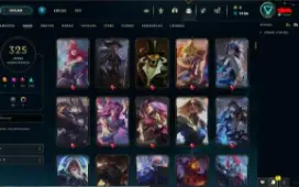Conta Lol Todos Os Campeões + De 300 Skins + Conta Valorant