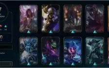 Conta League of Legends lvl 200+ e muita skins