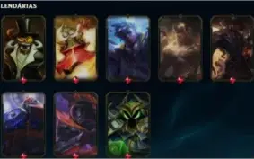 Conta League of Legends lvl 200+ e muita skins