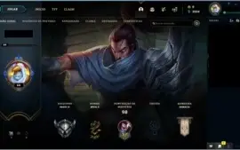 CONTA LV 64 COM 9 SKIN HABILITADO E 1 NO ESPOLIO!!