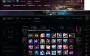 Conta Lol Platina 5, 133 skins, muitos icones S4