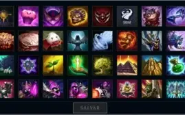 Conta Lol Platina 5, 133 skins, muitos icones S4