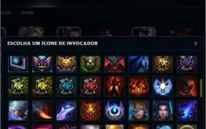Conta Lol Platina 5, 133 skins, muitos icones S4