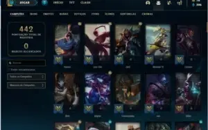 Conta platina 4 120 champs e 60 skins