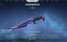 CONTA VALORANT  QUESE R$2K INVESTIDOS EM SKINS - PLATINA 02