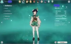 Conta Genshin Impact 5 ESTRELAS E RESINAS