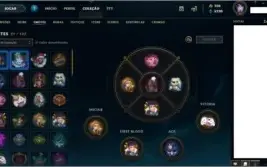 Conta diamante League of Legends