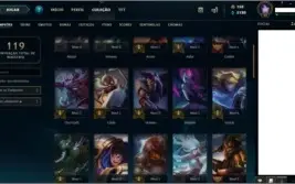 Conta diamante League of Legends