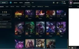 Conta diamante League of Legends