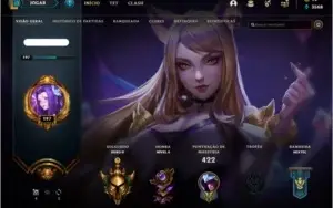 Conta ouro II 350+ skins