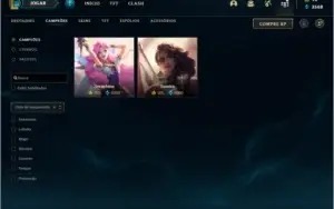 Conta ouro II 350+ skins