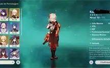 Conta AR 39 com Kazuha e Raiden