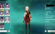 Conta AR 39 com Kazuha e Raiden