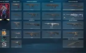 Conta Valorant sem ranque - Skins + 1850 Valorants Points